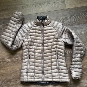 Patagonia Reversible Packable Down Puffer Jacket Black/Taupe Women’s XS
